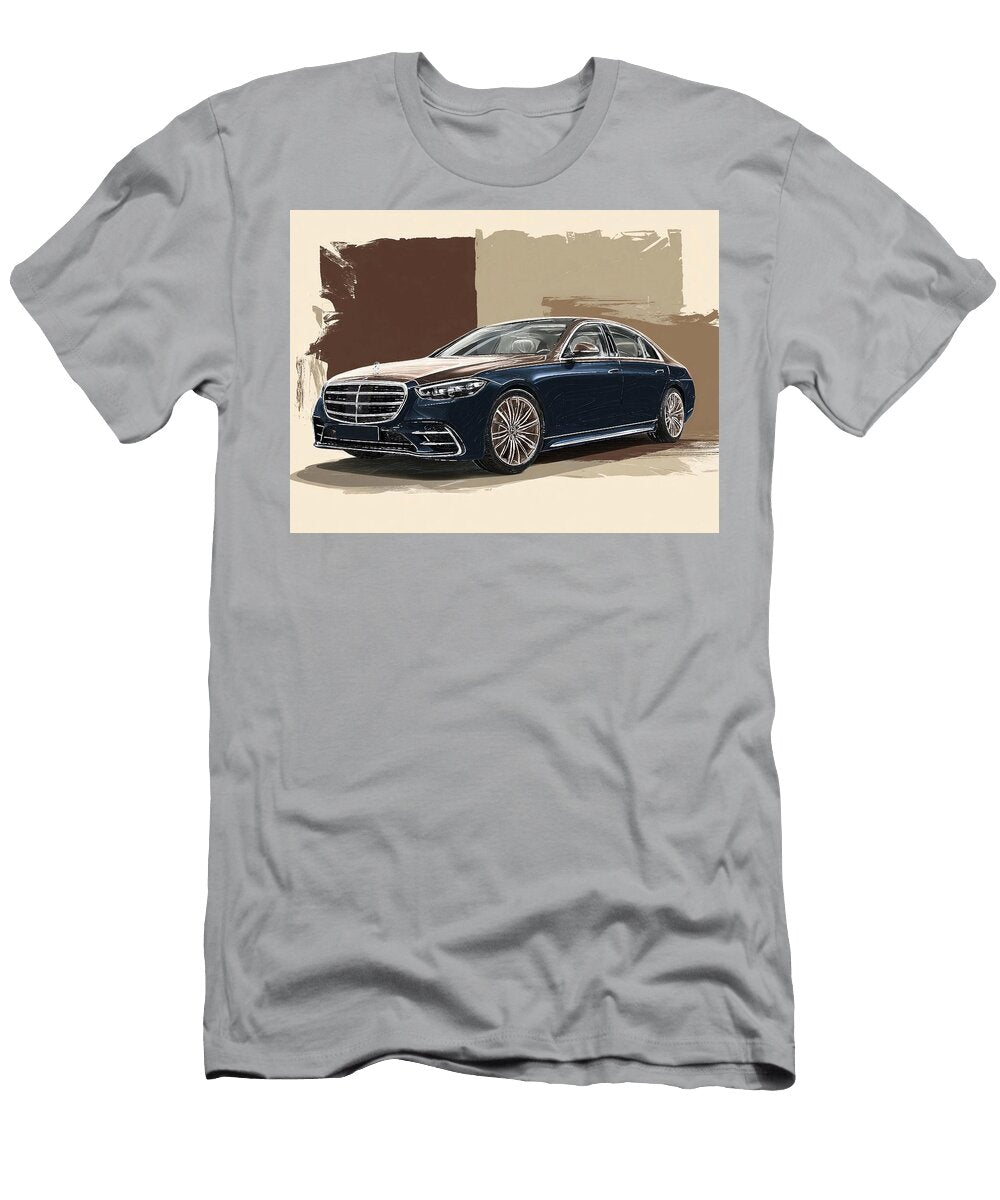 Mercedes Benz S Class 2023 Sedan Luxury Car Modern Design Elegant Luxury Car Design Hollie Love T-Shirt