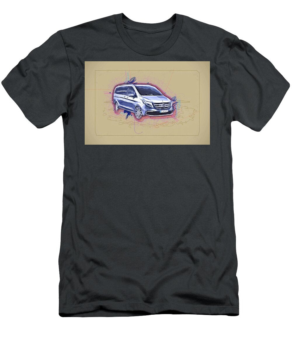 Mercedes Benz V Class W447 2019 Cars Minivan Exclusive Line German Ola Kunde T-Shirt
