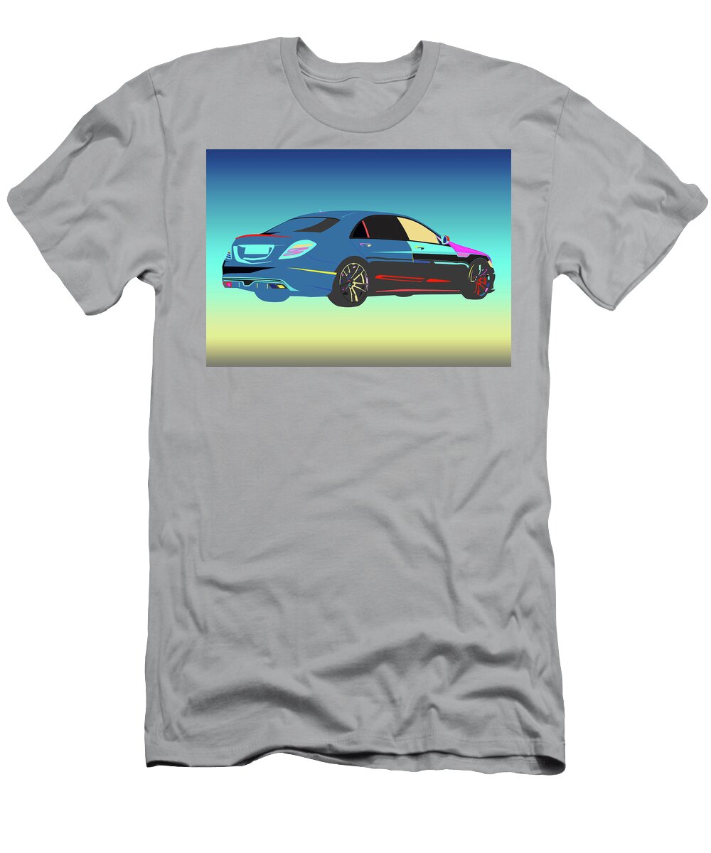 Mercedes Car Painting Leith Huber T-Shirt