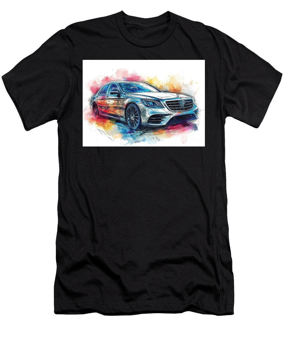 Mercedesbenz Sclass Automotive Artistic Clark Leffler T-Shirt