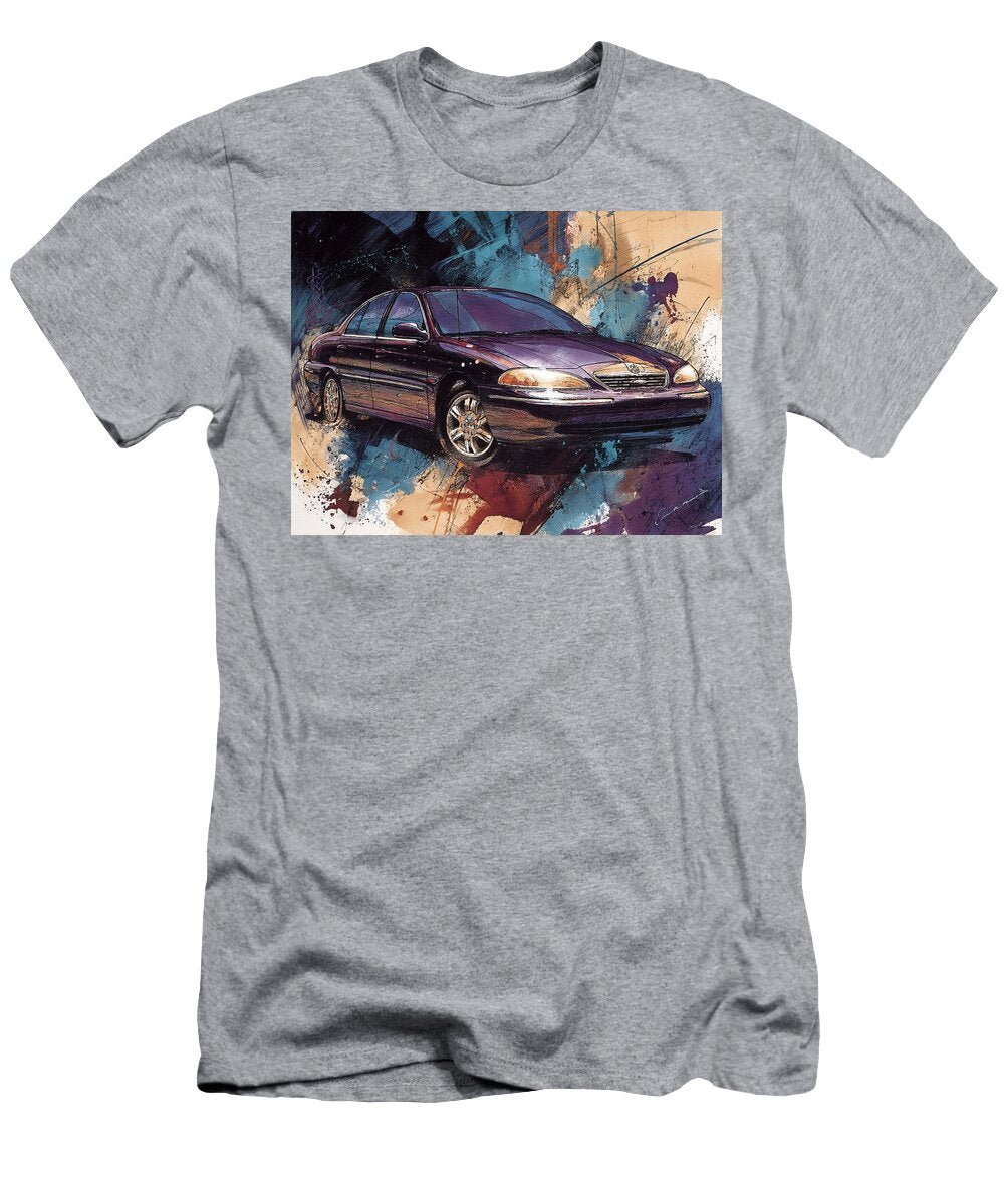 Mercury Sable 2000 Sedan Purple Vehicle Vintage Car Purple Vintage Car Art Hollie Love T-Shirt