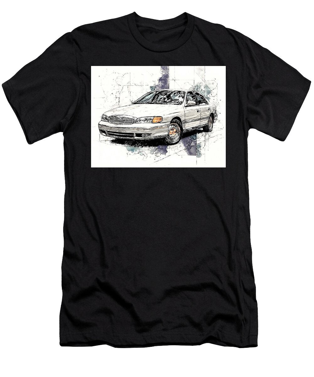 Mercury Sable 2000 Sedan Vintage Car Artistic Design Vintage Car Artistic Design Hollie Love T-Shirt