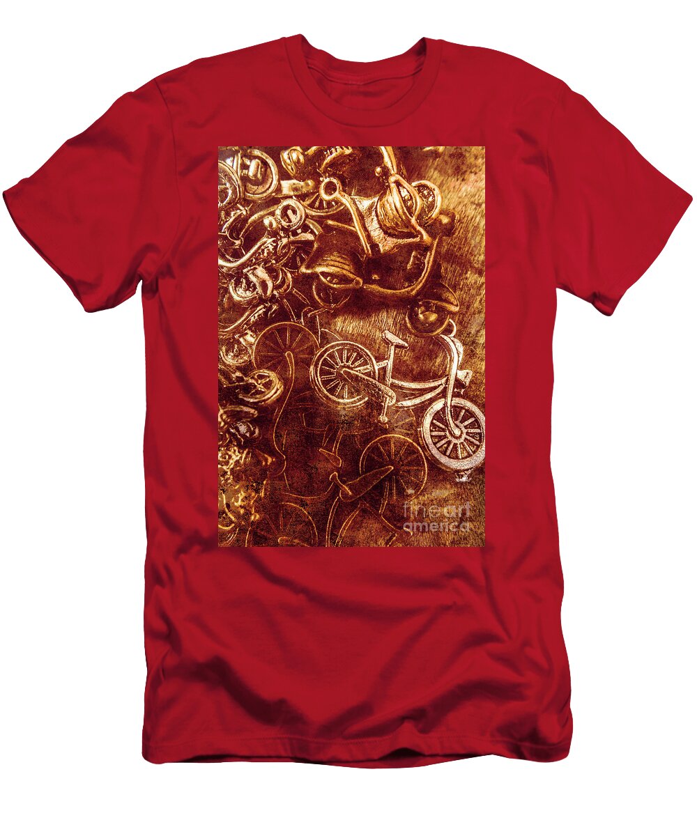 Messy Bike Workshop Jorgo Photography Wall Art Gallery T-Shirt