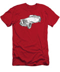 Mg Convertible Antique Car Illustration Keith Webber Jr T-Shirt
