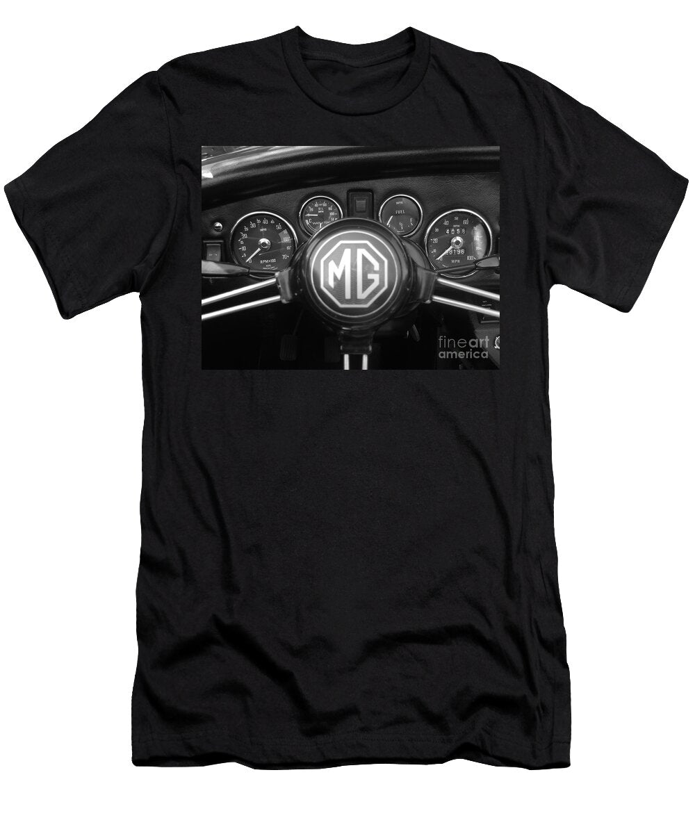 Mg Midget Dashboard Neil Zimmerman T-Shirt