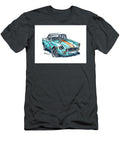 Mg Roadster Classic Car Ink Drawing and Watercolor Frank Ramspott T-Shirt