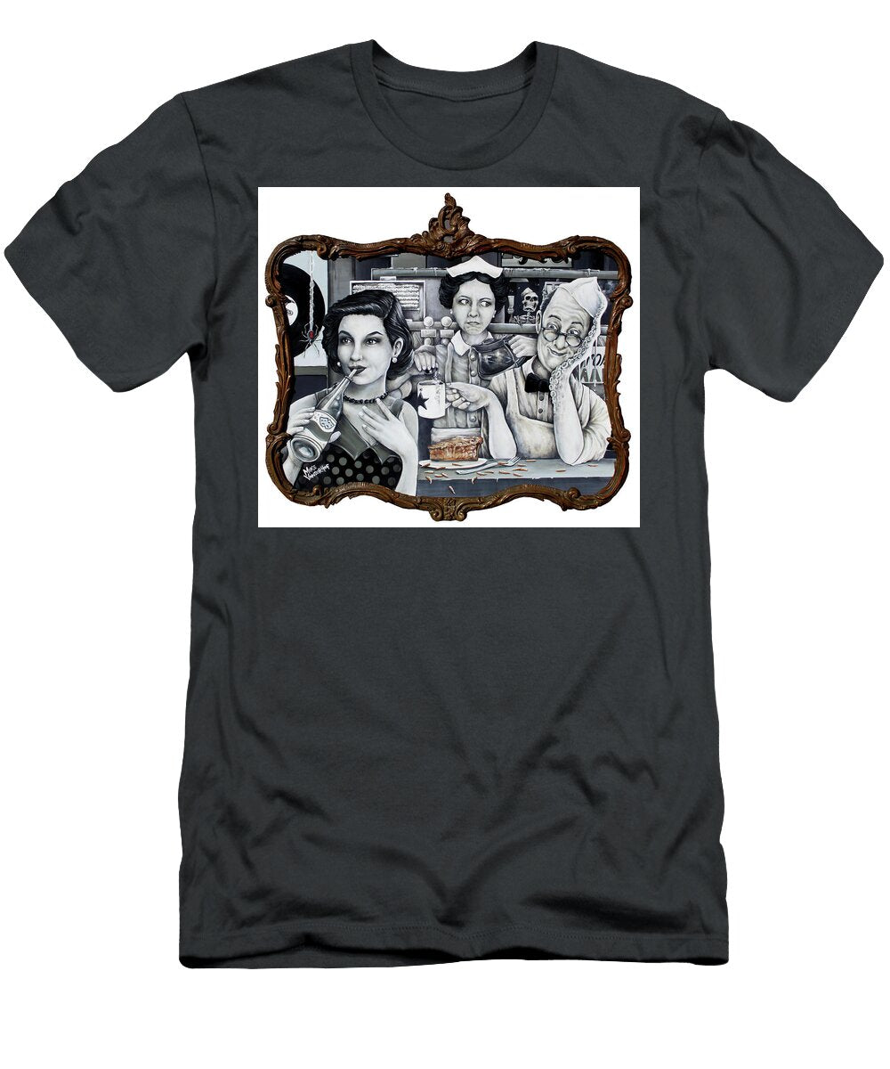 Midnight At the Red Apple Diner By Mike Vanderhoof King Mike V Michael Vanderhoof T-Shirt