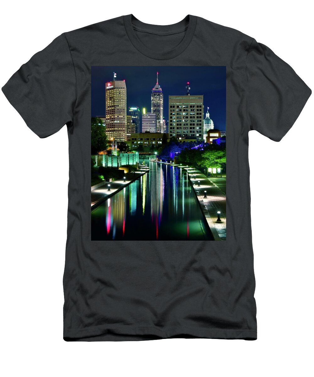 Midnight Blue Indy Frozen in Time Fine Art Photography T-Shirt