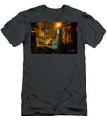 Midnight Narrow Street Hanoi Chuck Kuhn T-Shirt