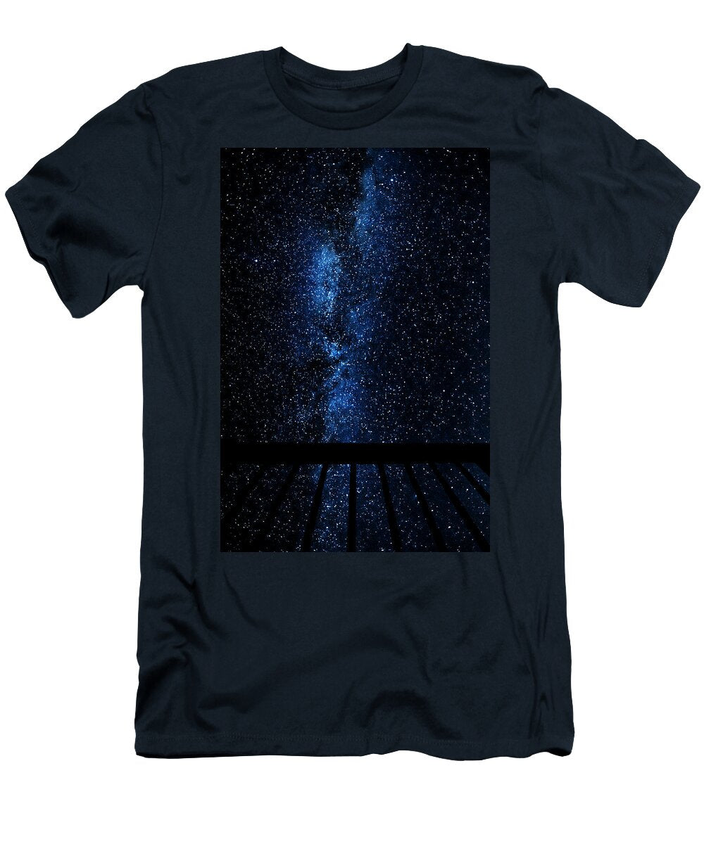 Milky Way Fence 2 Pelo Blanco Photo T-Shirt