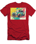 Mini Cooper 2003 Hatchback Abstract Art Colorful Car Vibrant Abstract Car Art Hollie Love T-Shirt