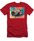 Mini Cooper 2023 Hatchback Abstract Art Colorful Car Vibrant Car Abstract Art Hollie Love T-Shirt