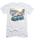 Mini Cooper Blue Race Track Christopher Smith T-Shirt