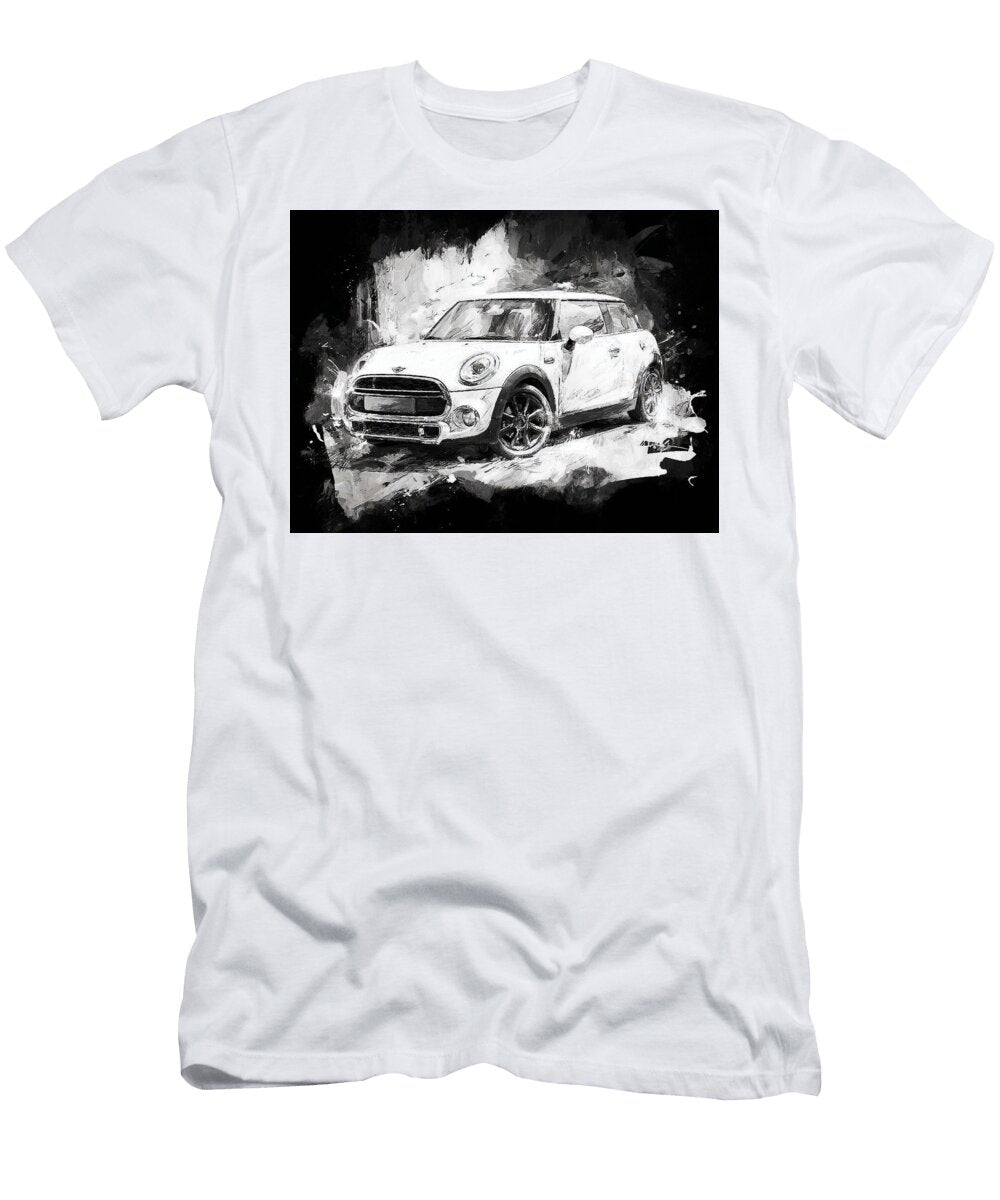 Mini Cooper Hardtop 2 Door 2015 Hatchback Abstract Car Mini Cooper Abstract Mini Cooper Hollie Love T-Shirt