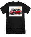 Mini Cooper Hardtop 2 Door 2015 Hatchback Red Car Design Artistic Car Vibrant Red Car Design Hollie Love T-Shirt