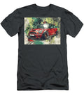 Mini Cooper S 2004 Hatchback Tropical Art Red Mini Cooper Red Mini Cooper in a Tropical Setting Hollie Love T-Shirt