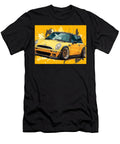 Mini Cooper S 2004 Hatchback Yellow Car Custom Design Yellow Mini Cooper Art Hollie Love T-Shirt