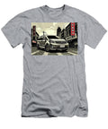 Minivan in a Cityscape Street Art Illustration Destiney Sullivan T-Shirt