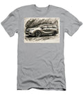 Minivan Sketch Side View Drawing Automotive Illustration Honda Odyssey Car Lowell Harann T-Shirt
