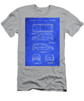 Minivan Vintage Patent Blueprint Design Turnpike T-Shirt