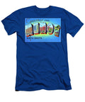 Minot North Dakota Retro Vintage Travel Poster Carol Japp T-Shirt