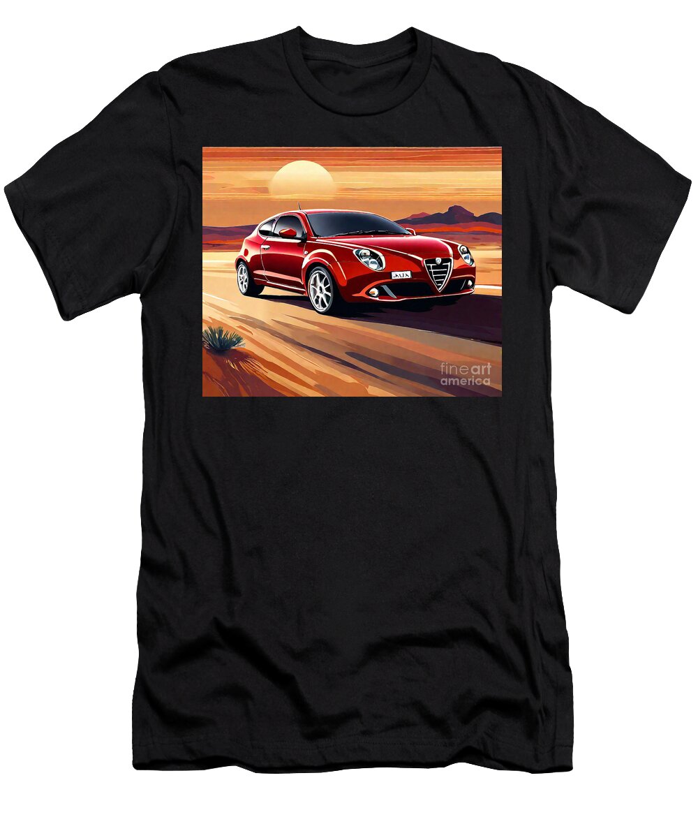 Mito Subcompact Hatchback Alfa Romeo Mito Destiney Sullivan T-Shirt