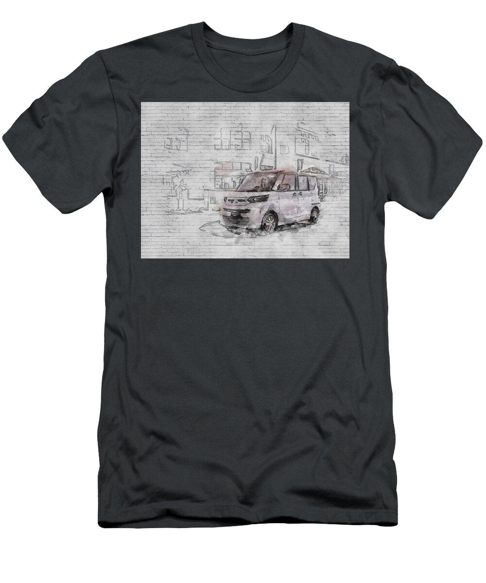 Mitsubishi Ek Space Street Compact Cars 2020 Minivans Japanese Ashtyn Treutel T-Shirt