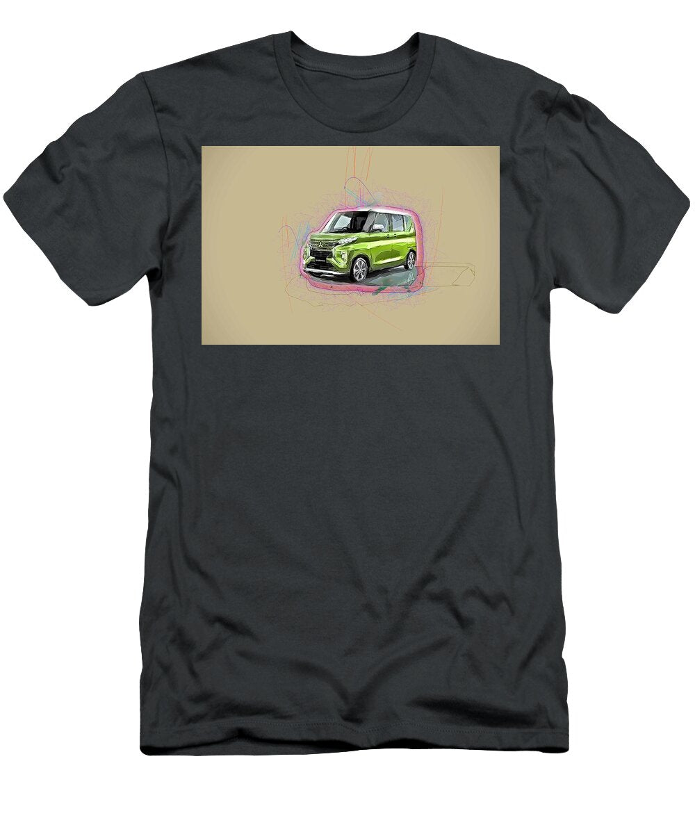 Mitsubishi Ek X Space Compact Cars 2020 Minivans Japanese Ola Kunde T-Shirt