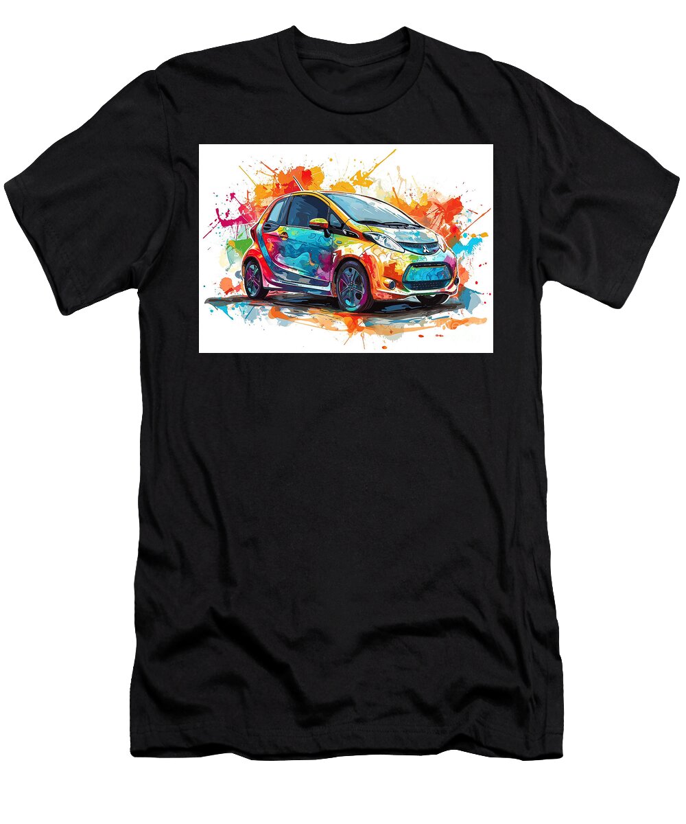 Mitsubishi Imiev Automotive Art Clark Leffler T-Shirt