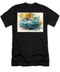 Mitsubishi Mirage 2015 Hatchback Artistic Car Blue Car Drawing Teal Car Artistic Sketch Hollie Love T-Shirt