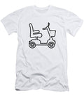 Mobility Scooter Thick Outline Bigalbaloo Stock T-Shirt