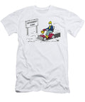 Mobility Scooter with Snowmobile Attachment Gordon Gurvan T-Shirt