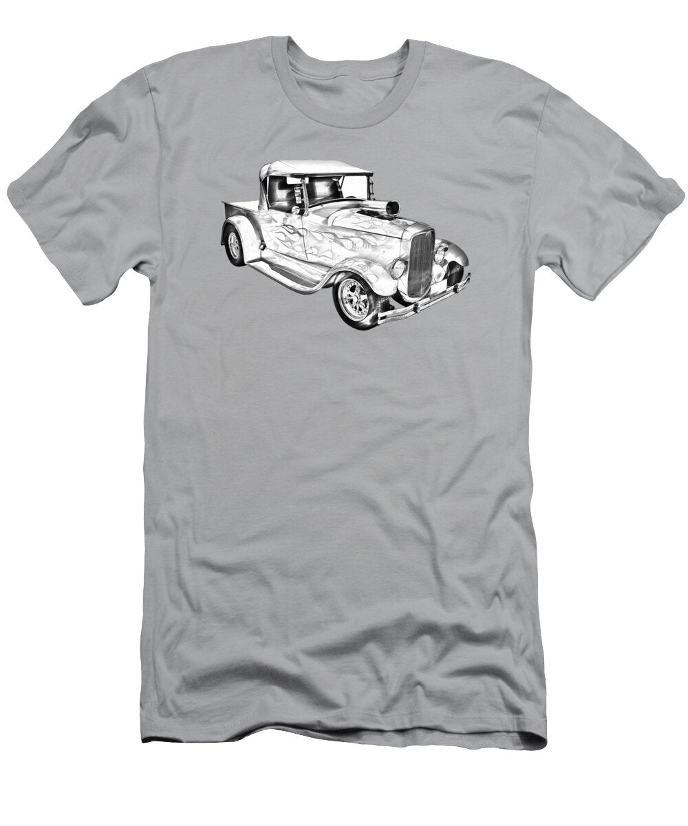 Model a Ford Pickup Hotrod Illustration Keith Webber Jr T-Shirt