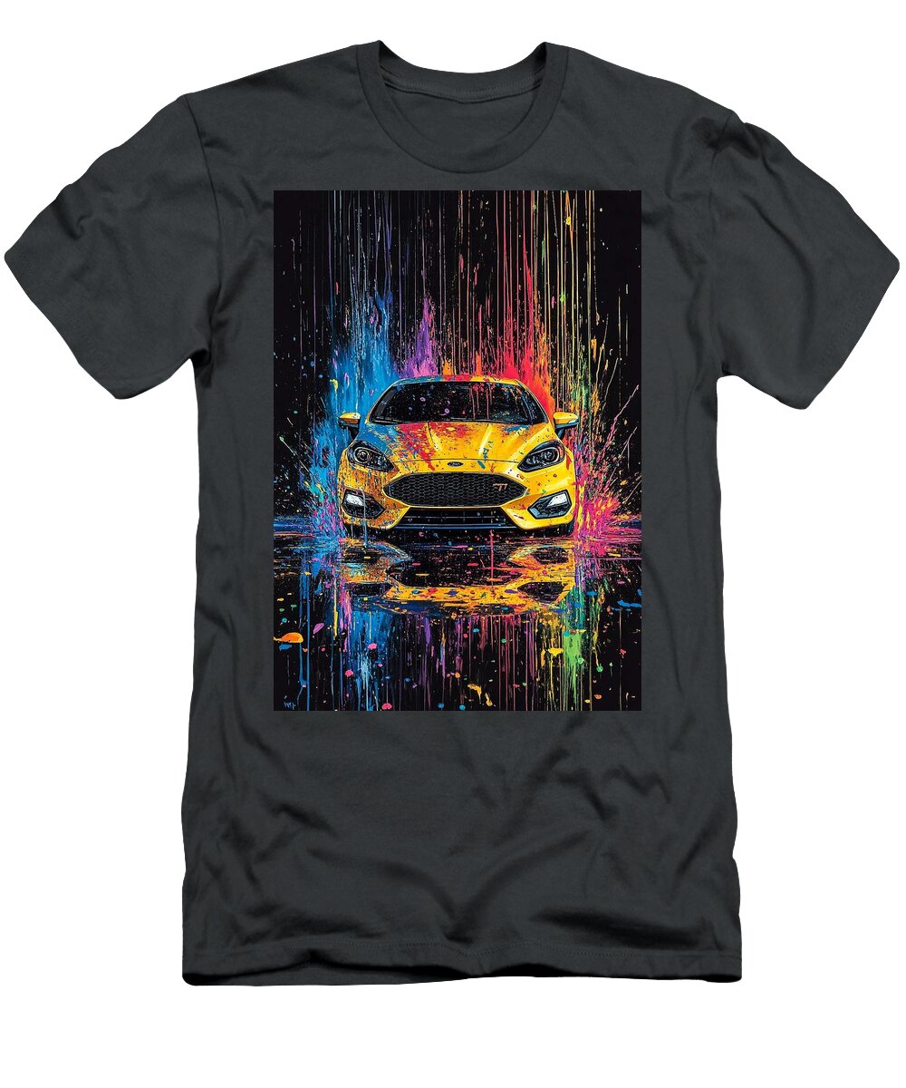 Modern Agile Hot Hatchback Design Merssi Norely T-Shirt