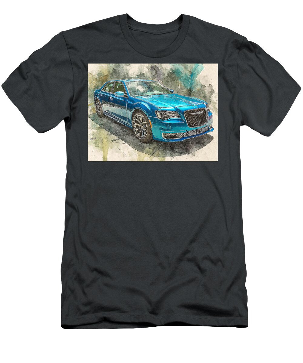 Modern Car Chrysler 300 2015 Sedan Blue Sedan Stunning Blue Sedan Hollie Love T-Shirt