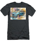Modern Car Kia Sedona 2015 Minivan Abstract Art Abstract Blue Car Painting Hollie Love T-Shirt