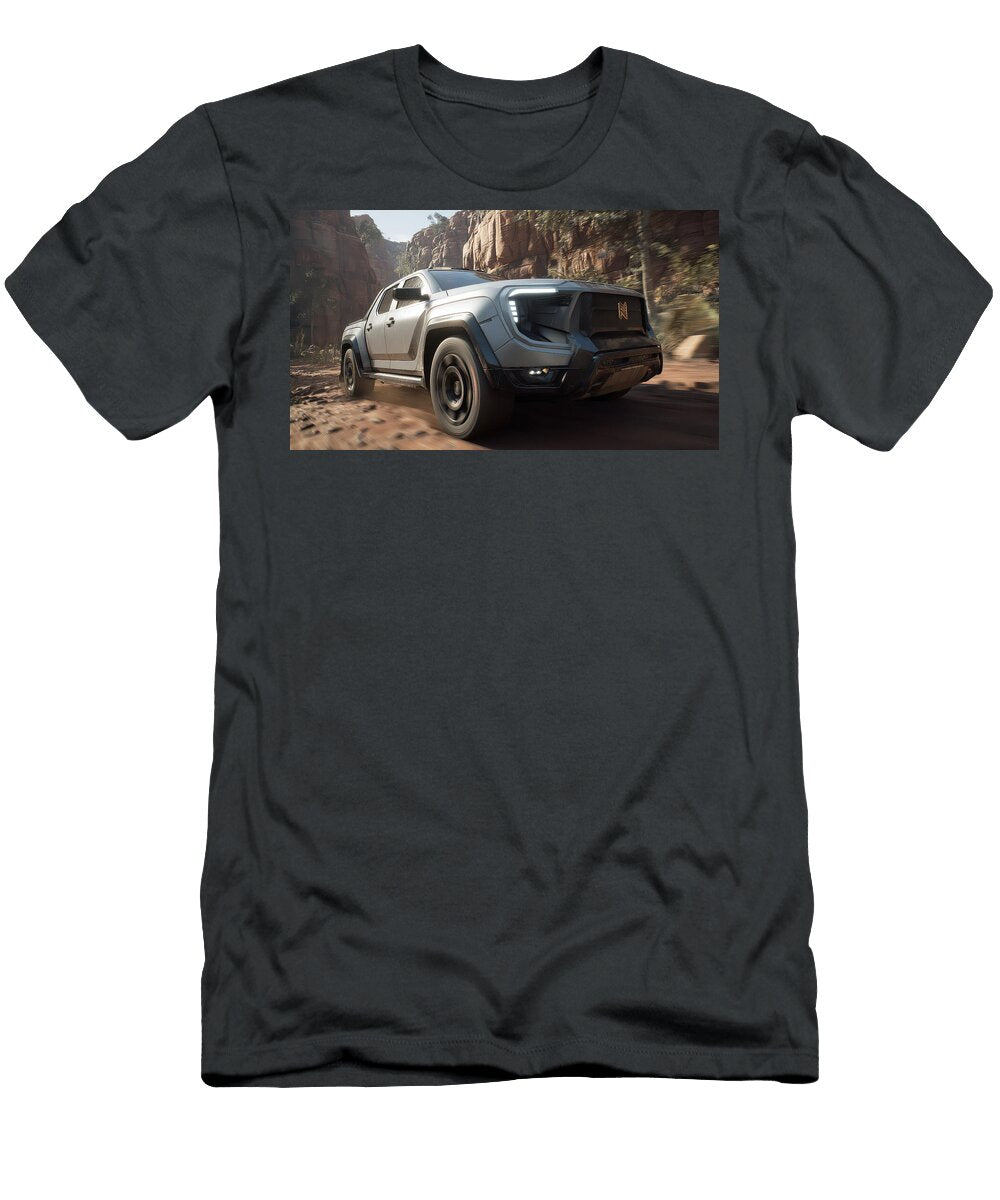 Modern Pickup in Rocky Terrain Evie Carrier T-Shirt
