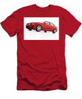 Modern Red Metallic Sedan Car in Spotlight Generic Desing Brandless Michal Bednarek T-Shirt