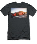 Modern Red Metallic Sports Car Driving Fast on the Road Generic Desing Brandless Michal Bednarek T-Shirt