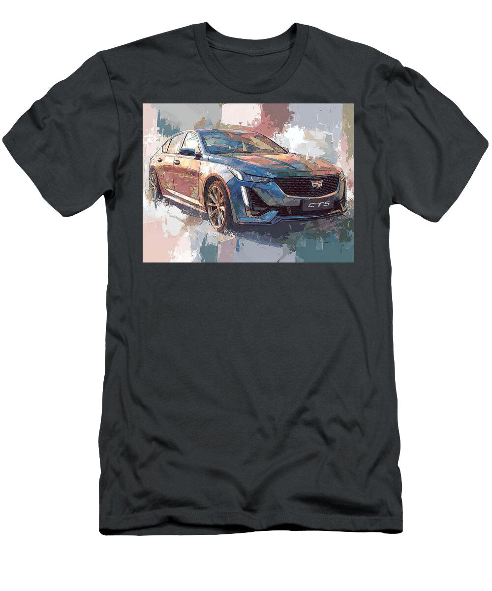 Modern Vehicle Cadillac Ct5 2023 Sedan Luxury Car Cadillac Cts Art Deco Hollie Love T-Shirt