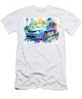 Modern Vehicle Chrysler Pacifica Hybrid 2017 Minivan Colorful Car Vibrant Modern Car Art Hollie Love T-Shirt
