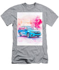 Modern Vehicle Illustration a Honda Odyssey 2022 Elite Blue Minivan Family Japanese Vibrant Watercol Henry George T-Shirt