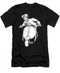 Moped Driver Motorbike Scooter Bike Crazy Squirrel T-Shirt