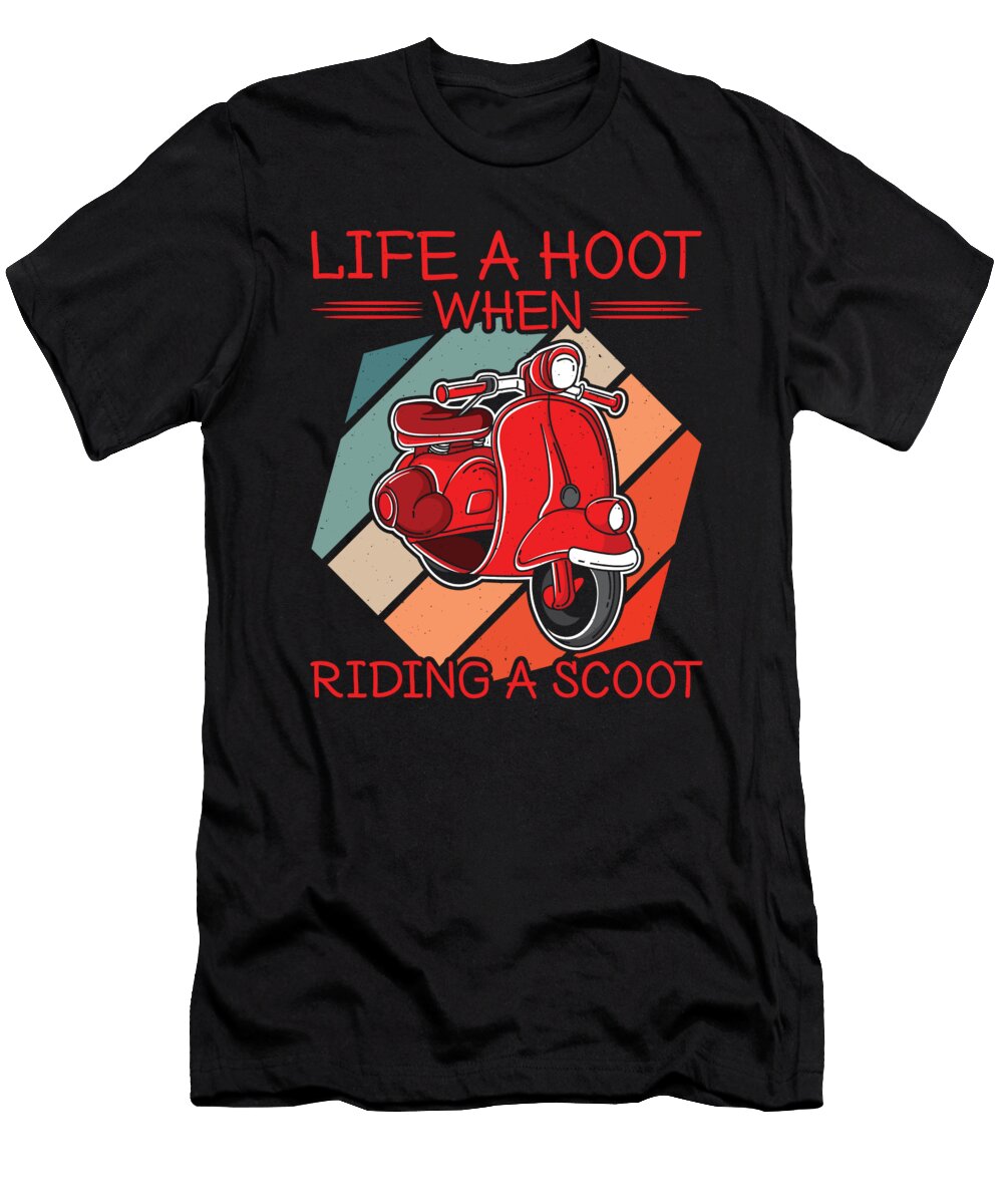Moped Roller Moped Sayings Moped Scooter Scooter Steven Zimmer T-Shirt