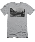 Moraine Lake Black and White Adam Jewell T-Shirt