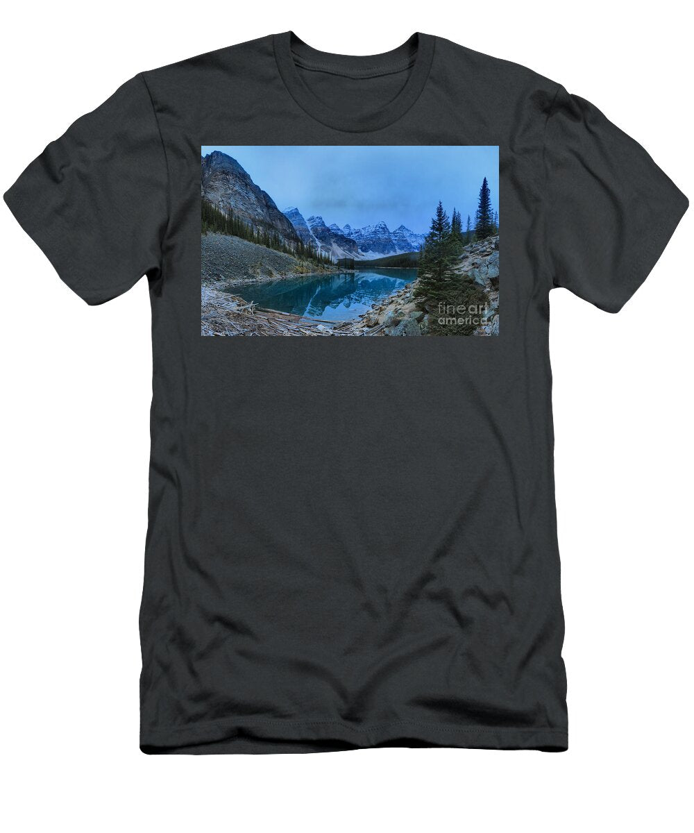 Moraine Lake Reflections Adam Jewell T-Shirt