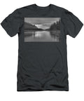Morning Light on the Waterfall Peaks Black and White Adam Jewell T-Shirt