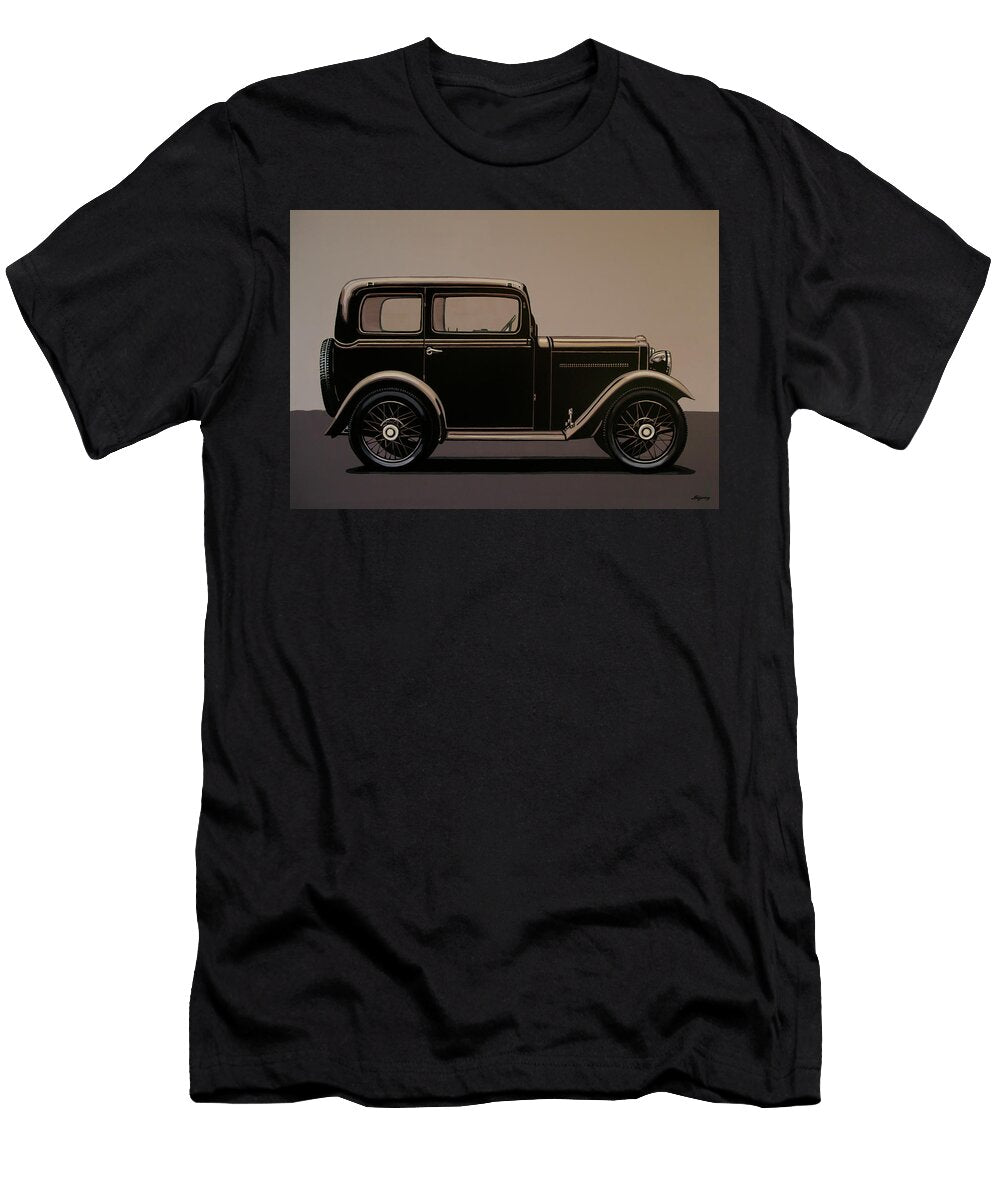 Morris Minor Saloon 1928 Painting Paul Meijering T-Shirt
