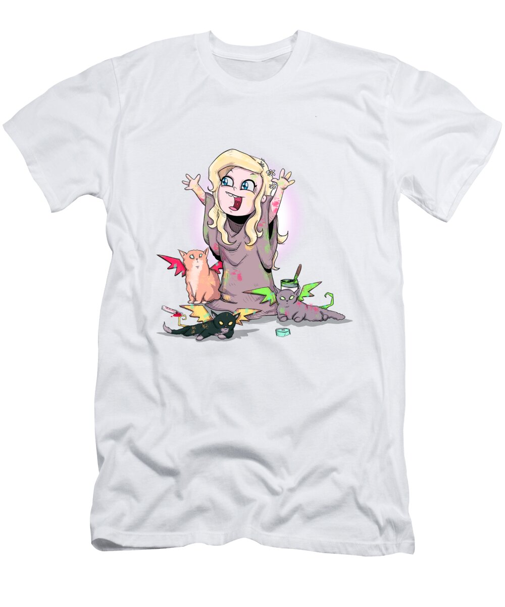 Mother of Kittens Ludwig Van Bacon T-Shirt