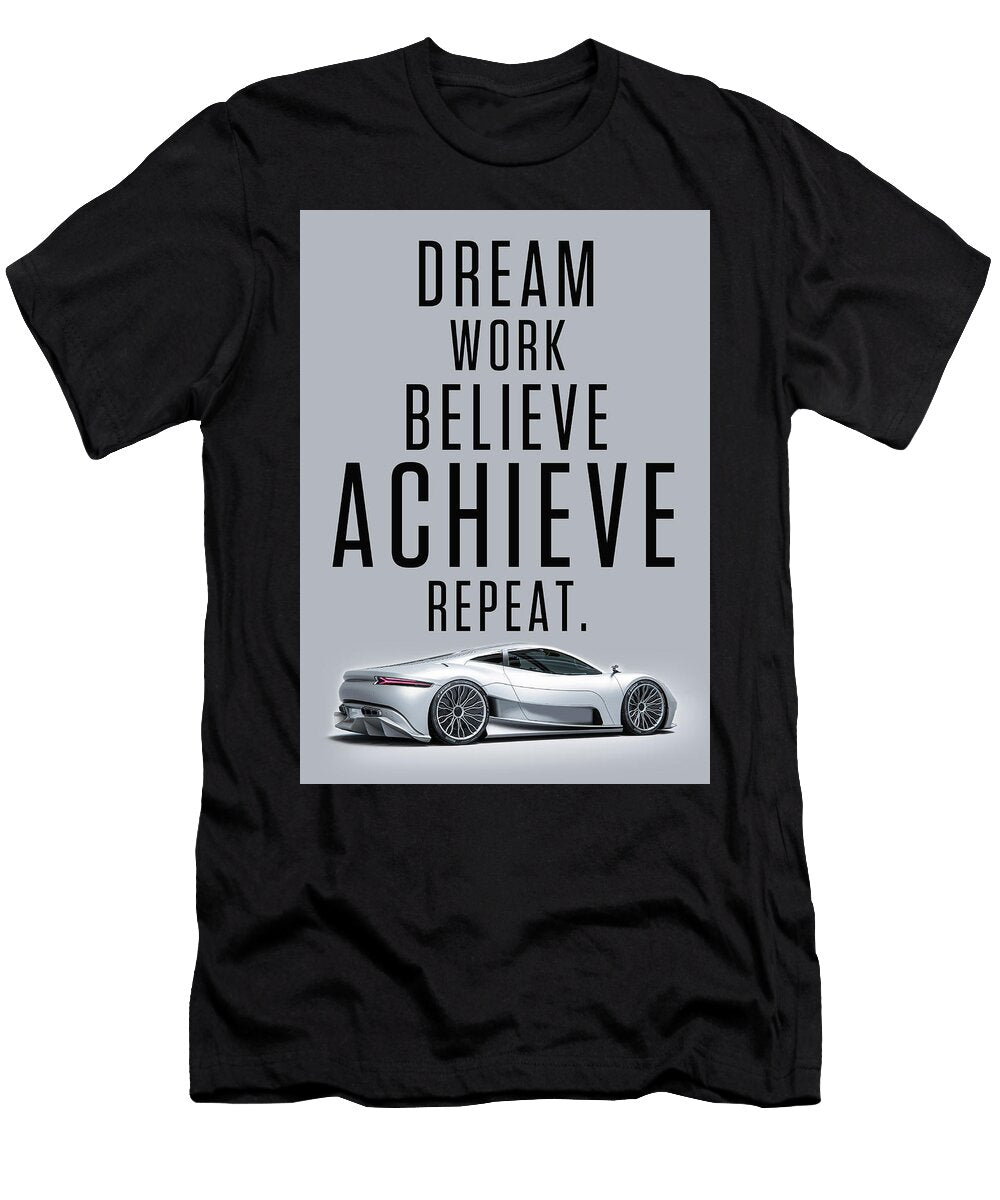 Motivational Achieve and Repeat Leith Huber T-Shirt